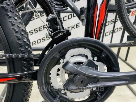 Складаний двопідвісний велосипед Crosser Dream Folding 26" (рама 16.5) чорно-чер. . фото 4