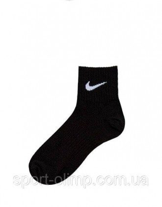 Укорочені спортивні шкарпетки Nike Lightweight Quarter 3-pack black — SX4706-001. . фото 5