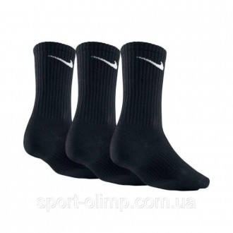 Функціональні спортивні шкарпетки Nike Lightweight Crew 3-pack black — SX4704-00. . фото 3