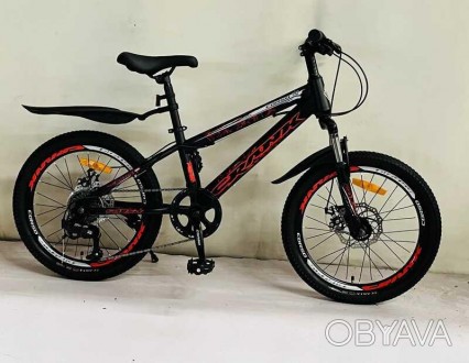 Дитячий спортивний велосипед 20’’ CORSO «Crank» CR-20820 (1) сталева рама, облад. . фото 1