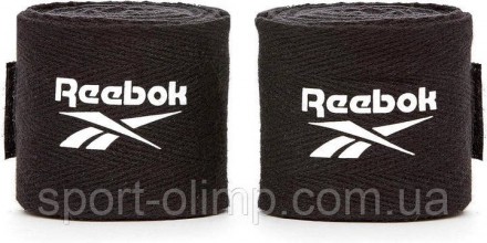 Бинты для бокса Reebok Hand Wraps черный 250 см RSCB-12005BK
2,5 м в длину для п. . фото 2