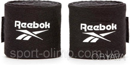 Бинты для бокса Reebok Hand Wraps черный 250 см RSCB-12005BK
2,5 м в длину для п. . фото 1