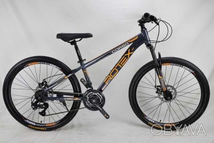 Велосипед Спортивний Corso 26"" дюймів «Rotex» RX-26733 (1) рама сталева 13’’, о. . фото 1