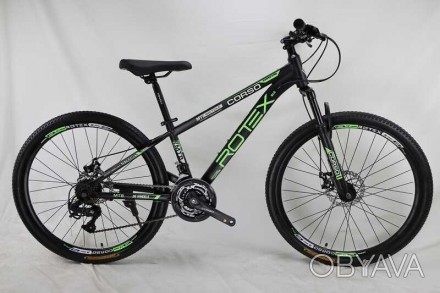 Велосипед Спортивний Corso 26"" дюймів «Rotex» RX-26960 (1) рама сталева 13’’, о. . фото 1