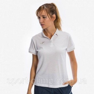 Женская/девичья рубашка поло с коротким рукавом. Эта сорочка поло классического . . фото 3