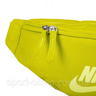 Сумка на пояс Nike NK NK HERITAGE WAISTPACK - FA21 Салатовий One size (7dDB0490-. . фото 5