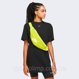 Сумка на пояс Nike NK HERITAGE WAISTPACK - FA21 Салатовый One size (7dDB0490-308. . фото 6