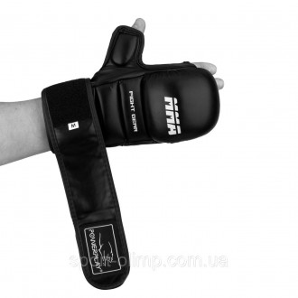 Перчатки для MMA PowerPlay 3026 Черные XS
Назначение: для тренировок по единобор. . фото 6