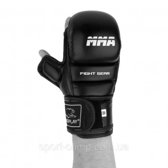 Перчатки для MMA PowerPlay 3026 Черные XS
Назначение: для тренировок по единобор. . фото 5