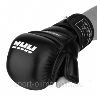 Перчатки для MMA PowerPlay 3026 Черные XS
Назначение: для тренировок по единобор. . фото 2