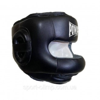 Боксерский шлем тренировочный PowerPlay 3067 з бампером PU + Amara Черный M
Назн. . фото 10
