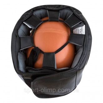 Боксерский шлем тренировочный PowerPlay 3067 з бампером PU + Amara Черный M
Назн. . фото 6