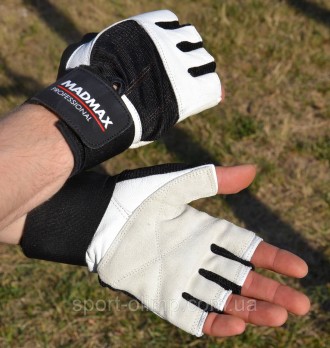 Перчатки для фитнеса MadMax MFG-269 Professional White M
Назначение: Перчатки пр. . фото 8