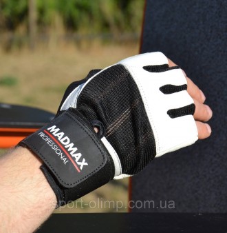 Перчатки для фитнеса MadMax MFG-269 Professional White M
Назначение: Перчатки пр. . фото 3