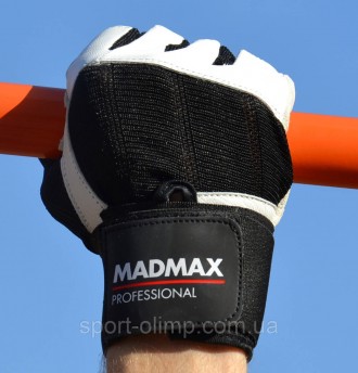 Перчатки для фитнеса MadMax MFG-269 Professional White M
Назначение: Перчатки пр. . фото 11