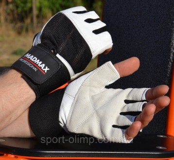 Перчатки для фитнеса MadMax MFG-269 Professional White M
Назначение: Перчатки пр. . фото 5