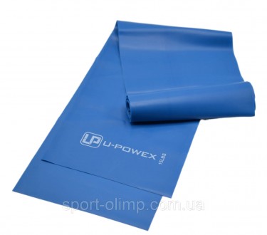 Стрічка-еспандер для фітнесу та реабілітації U-POWEX Fitness band 0.4мм. (6.8 кг. . фото 4