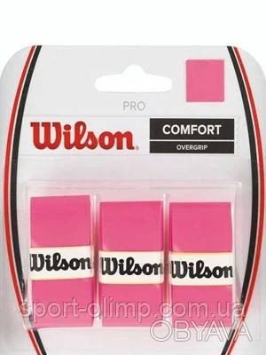 Обмотка Wilson pro overgrip pink 3pack WRZ4014p
Намотка Wilson - це еластична на. . фото 1