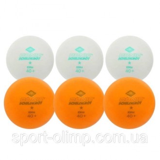 Пластикові м'ячі для настільного тенісу Donic Elite 1* призначені для ігор амато. . фото 4