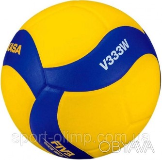 М'яч волейбольний Mikasa V333W
Волейбольний м'яч Mikasa - тренувальний м. . фото 1