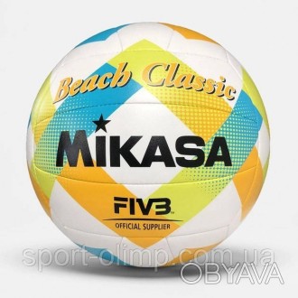М'яч для пляжного волейболу Mikasa BV543C-VXA-LG
Волейбольний м'яч Mikas. . фото 1