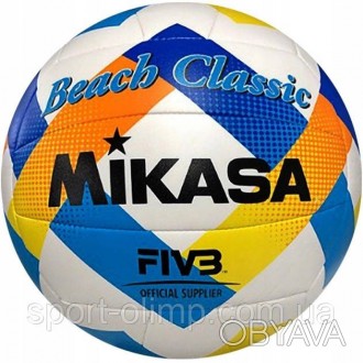 М'яч для пляжного волейболу Mikasa BV543C-VXA-Y
Волейбольний м'яч Mikasa. . фото 1