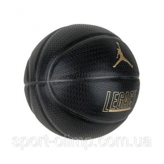 М'яч баскетбольний NIKE JORDAN LEGACY 2.0 8P DEFLATED BLACK/BLACK/BLACK/META. . фото 3