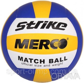 М'яч волейбольний Merco Strike volleyball ball, No. 5 8591792369328
Волейбол. . фото 1