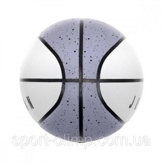 М'яч баскетбольний Nike JORDAN PLAYGROUND 2.0 8P DEFLATED CEMENT GREY/WHITE/. . фото 3