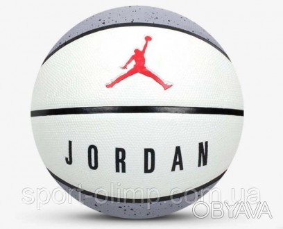 М'яч баскетбольний Nike JORDAN PLAYGROUND 2.0 8P DEFLATED CEMENT GREY/WHITE/. . фото 1