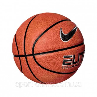 М'яч баскетбольний Nike ELITE TOURNAMENT 8P DEFLATED помаранчевий 7 N.100.99. . фото 3