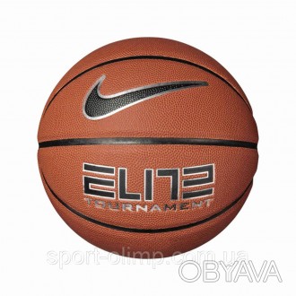 М'яч баскетбольний Nike ELITE TOURNAMENT 8P DEFLATED помаранчевий 7 N.100.99. . фото 1