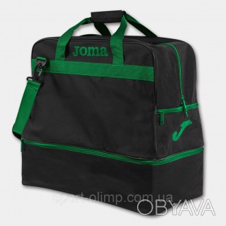 Сумка Joma TRAINING III LARGE чорно-зелений 400007.104 чорно-зелений
Спортивна с. . фото 1