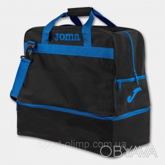 Сумка Joma TRAINING III LARGE чорно-синій 400007.107
Спортивна сумка Joma TRAINI. . фото 1