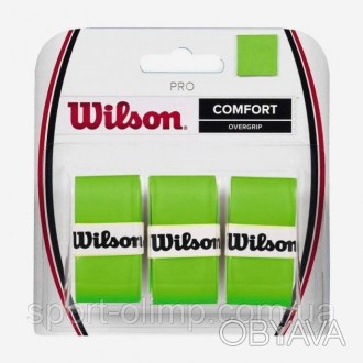 Обмотка Wilson pro overgrip blade green 3pack WRZ470810
Намотка Wilson - це елас. . фото 1