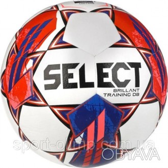 М'яч футбольний Select BRILLANT TRAINING DB v23 білий, червоний 4 086516-158. . фото 1