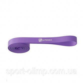 Гумові петлі для тренувань U-POWEX UP_1072 Power Band набір 2шт. Purple/Green (1. . фото 5