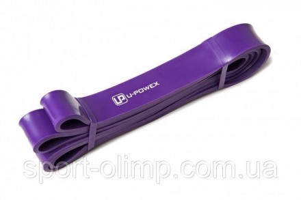 Гумові петлі для тренувань U-POWEX UP_1072 Power Band набір 2шт. Purple/Green (1. . фото 4