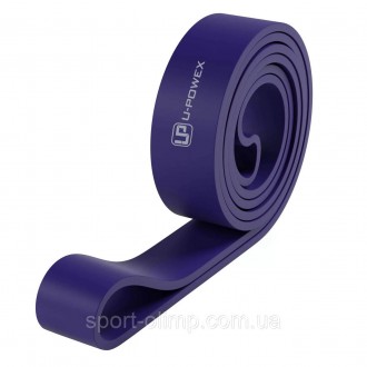 Гумові петлі для тренувань U-POWEX UP_1072 Power Band набір 2шт. Purple/Green (1. . фото 6