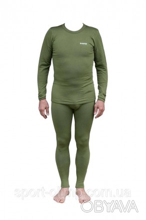 Термобілизна чоловіча Tramp Warm Soft комплект (футболка+штани) олива UTRUM-019-. . фото 1