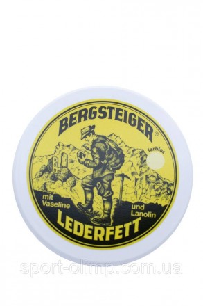 Водовідштовхуюче просочення для взуття HeySport Bergsteiger-Leather-Grease colou. . фото 3
