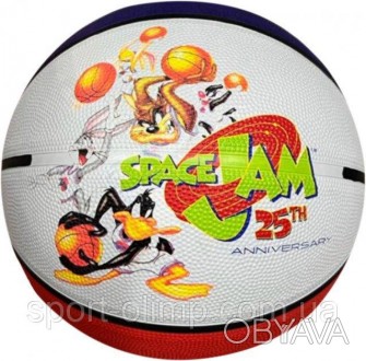 Мяч баскетбольный Spalding SPACE JAM 25TH ANNIVERSARY Tune Squad Белый, Красный . . фото 1