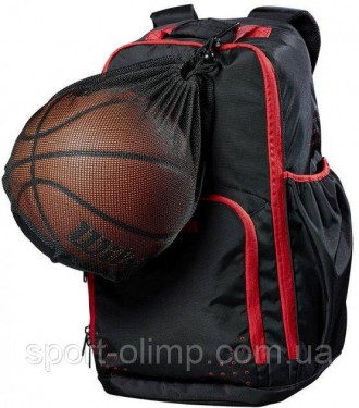 Окрема баскетбольна сумка Wilson дає вам грати в будь-якому місці. Обладнаний дв. . фото 3