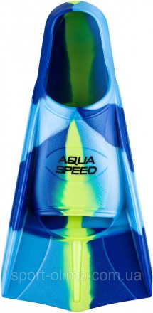Ласти Aqua Speed Training Fins 7943 (137-82) 39/40 (25-25.5 см) Синьо-блакитно-ж. . фото 2