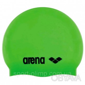 Высококачественная шапочка для плавания Arena Classic Silicone выполнена в класс. . фото 1