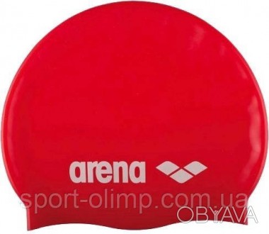 Высококачественная шапочка для плавания Arena Classic Silicone выполнена в класс. . фото 1