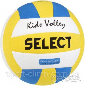 М'яч волейбольний Select KIDS VOLLEY NEW Білий, Жовтий, Синій розмір 4 (2144. . фото 1