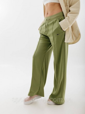 Женские Брюки Nike HR WIDE PANT Зеленый XS (7dFB8490-386 XS). Шостка. фото 1 Женские Брюки Nike HR WIDE PANT Зеленый XS (7dFB8490-386 XS). Шостка. фото 1