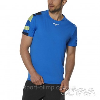 Футболка MIZUNO Shadow Graphic Tee — це елегантний і функціональний спортивний о. . фото 1