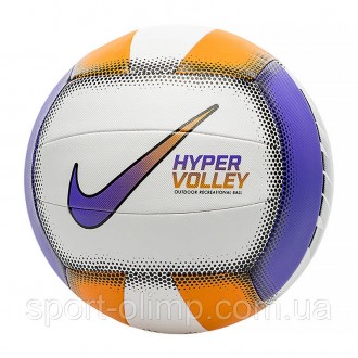 М'яч волейбольний Nike HYPERVOLLEY 18P PSYCHIC PURPLE Різнокольоровий 5 (7dN. . фото 3